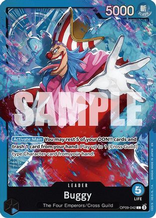 Buggy (OP09-042) (OP09-042) [Starter Deck 25: BLUE Buggy] Foil-1