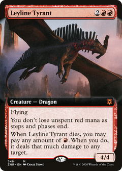 Leyline Tyrant (Extended Art) (348) [Zendikar Rising] foil - Deck Out Gaming
