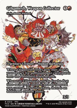 Gilgamesh, Weapon Collector - Godo, Bandit Warlord (Showcase) (13) [FINAL FANTASY: Through the Ages] foil - Deck Out Gaming