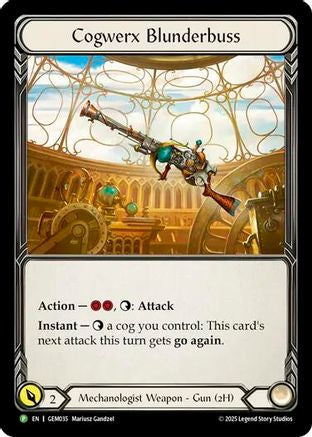 Cogwerx Blunderbuss (GEM035) [GEM Pack 2] Cold Foil - Deck Out Gaming