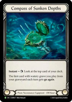 Compass of Sunken Depths (GEM037) [GEM Pack 2] Cold Foil - Deck Out Gaming