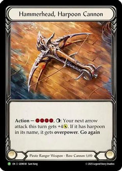 Hammerhead, Harpoon Cannon (GEM038) [GEM Pack 2] Cold Foil - Deck Out Gaming