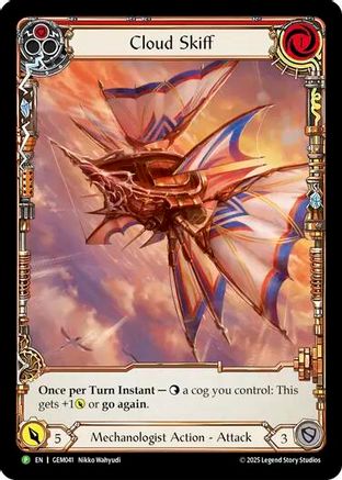 Cloud Skiff (Red) (GEM041) [GEM Pack 2] - Deck Out Gaming