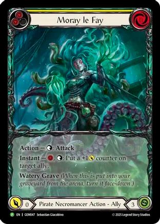 Moray le Fay (GEM047) [GEM Pack 2] Rainbow Foil - Deck Out Gaming