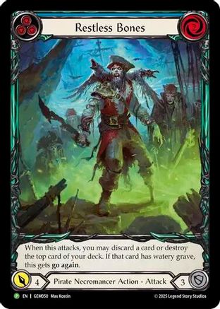 Restless Bones (Blue) (GEM050) [GEM Pack 2] - Deck Out Gaming