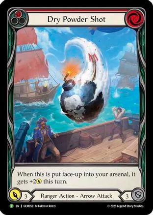 Dry Powder Shot (GEM059) [GEM Pack 2] Rainbow Foil - Deck Out Gaming
