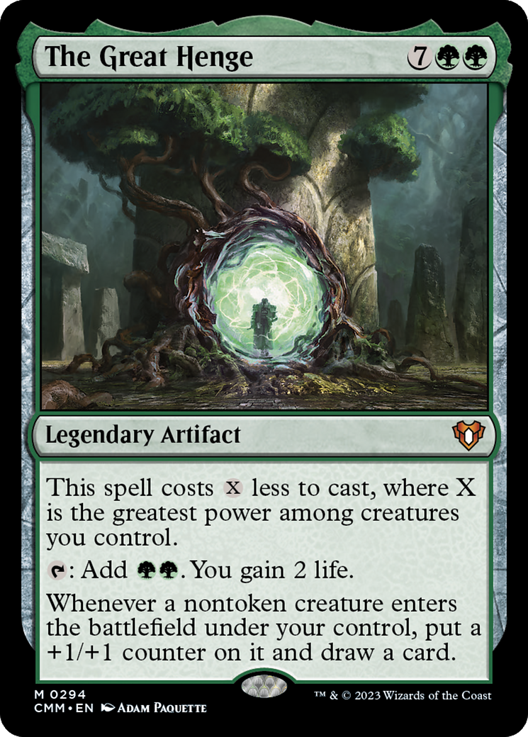 The Great Henge (294) [Commander Masters] foil - Deck Out Gaming
