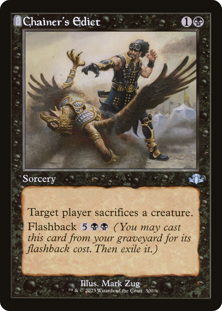Chainer's Edict (Retro Frame) (300) [Dominaria Remastered] foil - Deck Out Gaming