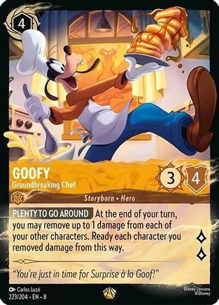 Goofy - Groundbreaking Chef (223/204) (223/204) [Illumineers Quest Palace Heist] Cold Foil-1