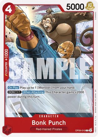 Bonk Punch (Reprint) (OP09-010) [Starter Deck 23: RED Shanks]-1