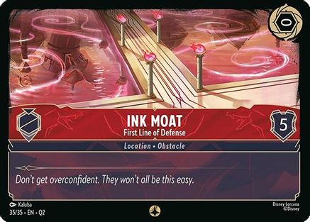 Ink Moat - First Line of Defense (35/35) [Illumineers Quest Palace Heist]