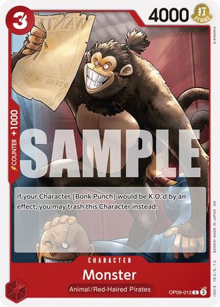 Monster (Reprint) (OP09-012) [Starter Deck 23: RED Shanks]-1
