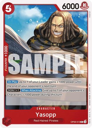 Yasopp (Reprint) (OP09-013) [Starter Deck 23: RED Shanks]-1