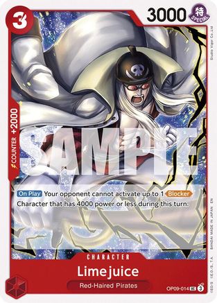 Limejuice (Reprint) (OP09-014) [Starter Deck 23: RED Shanks]-1