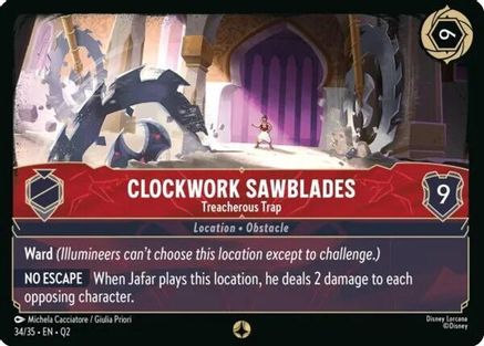 Clockwork Sawblades - Treacherous Trap (34/35) [Illumineers Quest Palace Heist]