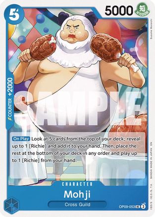 Mohji (Reprint) (OP09-053) [Starter Deck 25: BLUE Buggy]-1
