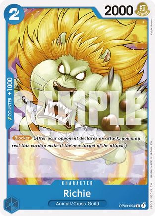 Richie (Reprint) (OP09-054) [Starter Deck 25: BLUE Buggy]-1