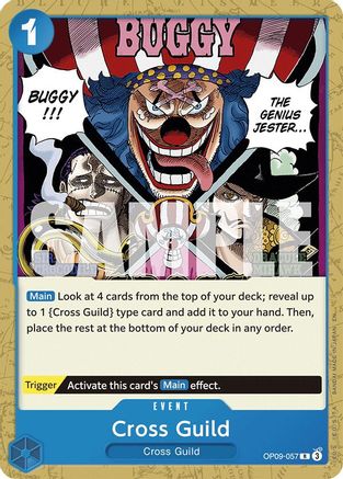Cross Guild (Reprint) (OP09-057) [Starter Deck 25: BLUE Buggy]-1