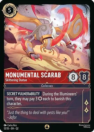 Monumental Scarab - Skittering Statue (12/35) [Illumineers Quest Palace Heist]