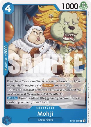 Mohji (ST25-005) [Starter Deck 25: BLUE Buggy]-1