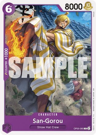 San-Gorou (Reprint) (OP05-065) [Starter Deck 26: PURPLE/BLACK Monkey.D.Luffy]-1