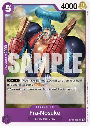 Fra-Nosuke (Reprint) (OP05-070) [Starter Deck 26: PURPLE/BLACK Monkey.D.Luffy]