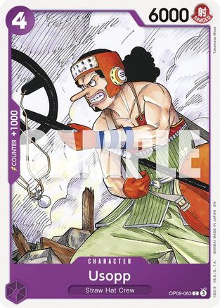 Usopp (Reprint) (OP09-063) [Starter Deck 26: PURPLE/BLACK Monkey.D.Luffy]-1
