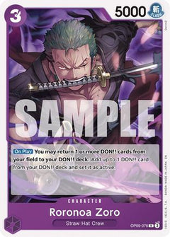 Roronoa Zoro (Reprint) (OP09-076) [Starter Deck 26: PURPLE/BLACK Monkey.D.Luffy]-1