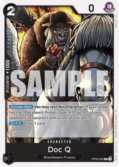 Doc Q (Reprint) (OP09-090) [Starter Deck 27: BLACK Marshall.D.Teach]-1