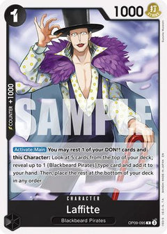 Laffitte (Reprint) (OP09-095) [Starter Deck 27: BLACK Marshall.D.Teach]-1