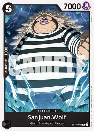 Sanjuan.Wolf (Reprint) (OP10-084) [Starter Deck 27: BLACK Marshall.D.Teach]