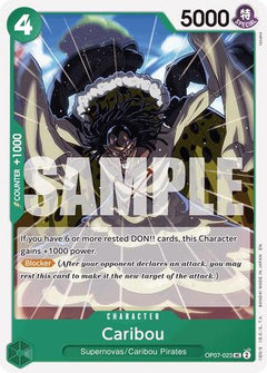 Caribou (Reprint) (OP07-023) [Starter Deck 24: GREEN Jewelry Bonney]-1