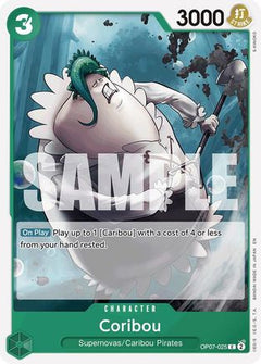 Coribou (Reprint) (OP07-025) [Starter Deck 24: GREEN Jewelry Bonney]-1