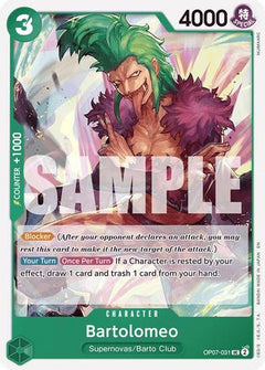 Bartolomeo (Reprint) (OP07-031) [Starter Deck 24: GREEN Jewelry Bonney]-1