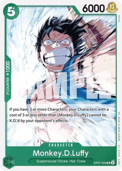 Monkey.D.Luffy (Reprint) (OP07-033) [Starter Deck 24: GREEN Jewelry Bonney]-1