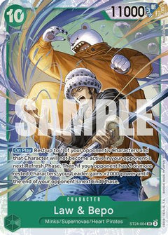 Law & Bepo (ST24-004) [Starter Deck 24: GREEN Jewelry Bonney] Foil-1