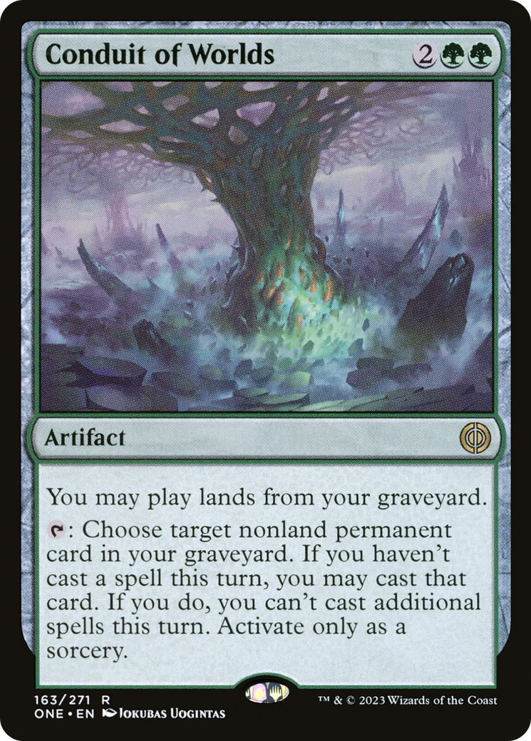 Conduit of Worlds (163) [Phyrexia: All Will Be One] foil - Deck Out Gaming