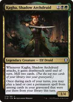 Kagha, Shadow Archdruid (279) [Commander Legends: Battle for Baldur's Gate] foil - Deck Out Gaming
