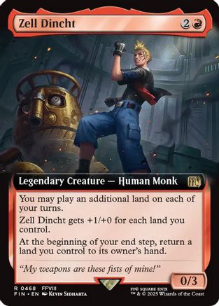 Zell Dincht (Extended Art) (468) [FINAL FANTASY] foil - Deck Out Gaming