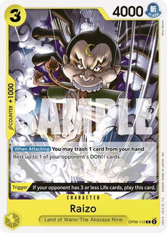 Raizo (Reprint) (OP06-112) [Starter Deck 28: GREEN/YELLOW Yamato]-1