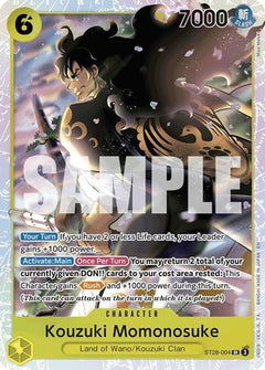 Kouzuki Momonosuke (ST28-004) [Starter Deck 28: GREEN/YELLOW Yamato] Foil-1
