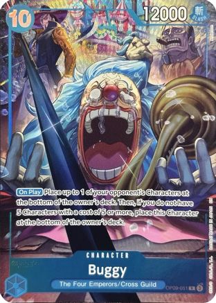 Buggy (051) (English Version 2nd Anniversary Set) (OP09-051) [One Piece Promotion Cards] Foil - Deck Out Gaming