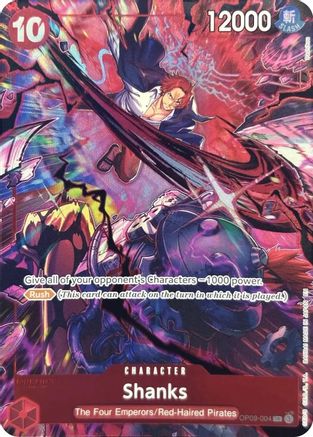 Shanks (004) (English Version 2nd Anniversary Set) (OP09-004) [One Piece Promotion Cards] Foil - Deck Out Gaming