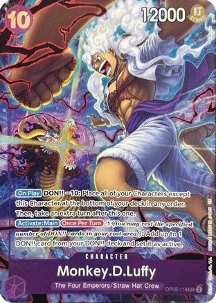 Monkey.D.Luffy (119) (English Version 2nd Anniversary Set) (OP05-119) [One Piece Promotion Cards] Foil - Deck Out Gaming