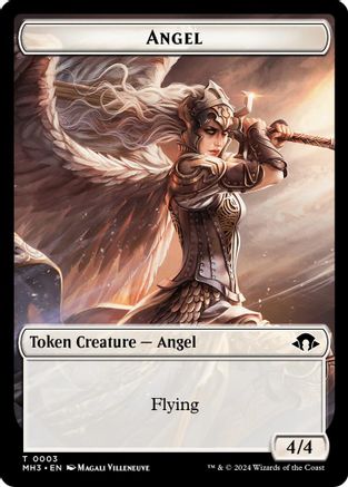 Angel // Energy Reverse Double-Sided Token (3) [Modern Horizons 3] - Deck Out Gaming