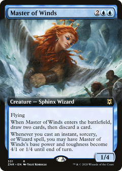 Master of Winds (Extended Art) (331) [Zendikar Rising] - Deck Out Gaming