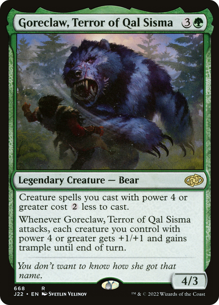 Goreclaw, Terror of Qal Sisma (668) [Jumpstart 2022] - Deck Out Gaming
