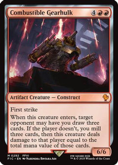 Combustible Gearhulk (Surge Foil) (292) [Commander: FINAL FANTASY] foil - Deck Out Gaming