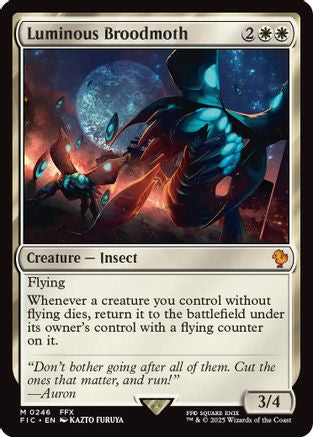Luminous Broodmoth (Surge Foil) (246) [Commander: FINAL FANTASY] foil - Deck Out Gaming