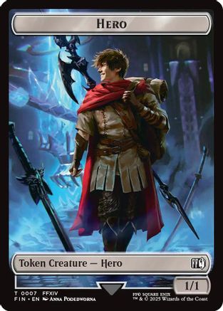 Hero (0007) // Treasure Double-Sided Token (7) [FINAL FANTASY] - Deck Out Gaming